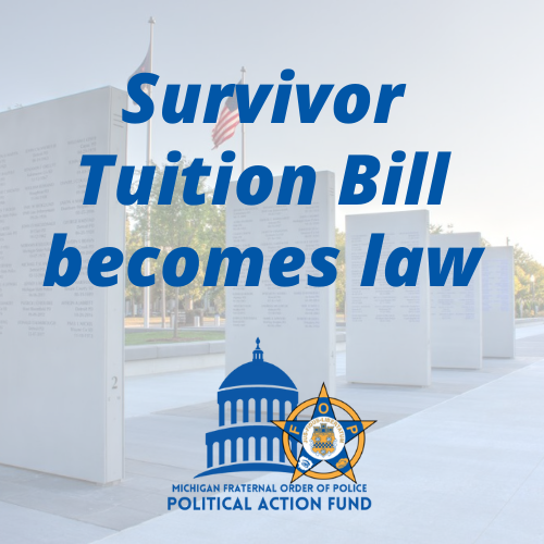 Survivor Tuition becomes Law