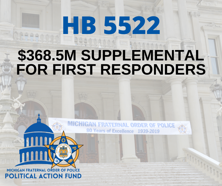 Police Supplemental Appropriations Bill Passed